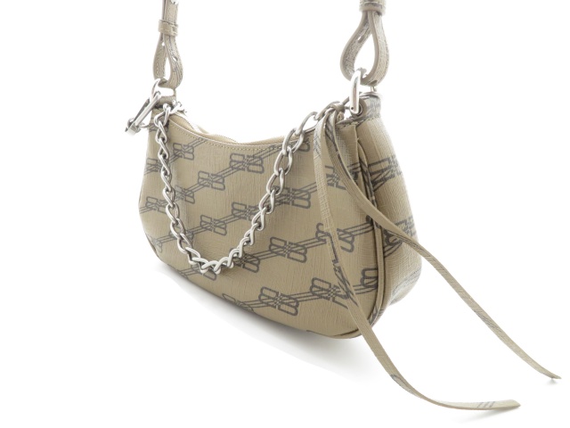 美品 BALENCIAGA ファースト ゴールドベージュ BALENCIAGA the firstブルーグレー
