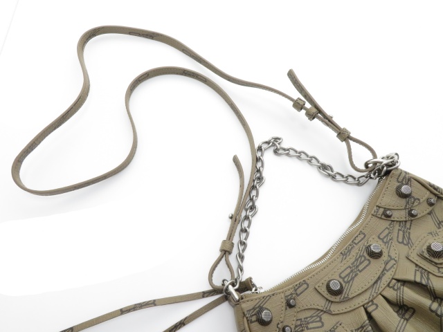 BALENCIAGA バレンシアガ ルカゴールミニ ベージュ PVC 695814