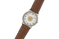 HERMES エルメス 腕時計 セリエ 32mm SE4.220 ステンレス/ゴールドメッキ 社外品革ベルト ホワイト/ゴールド文字盤 クォーツ【472 】SJ の購入なら「質」の大黒屋（公式）