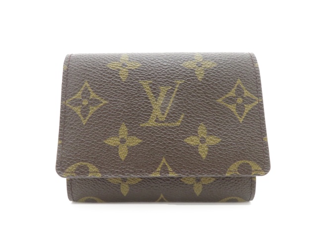Louis Vuitton グレーレザー 名刺入れ　美品 garlandstore_vuitton-205-st