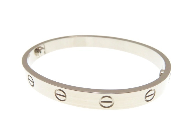 Cartier カルティエ ラブブレス WG 16号 B6035400 ブレスレット【431】