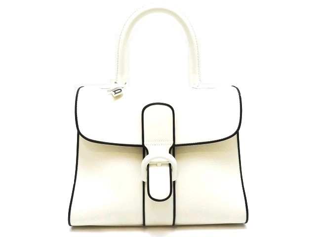 DELVAUX デルヴォー ブリヨンMM アイボリー/ブラック ボックス