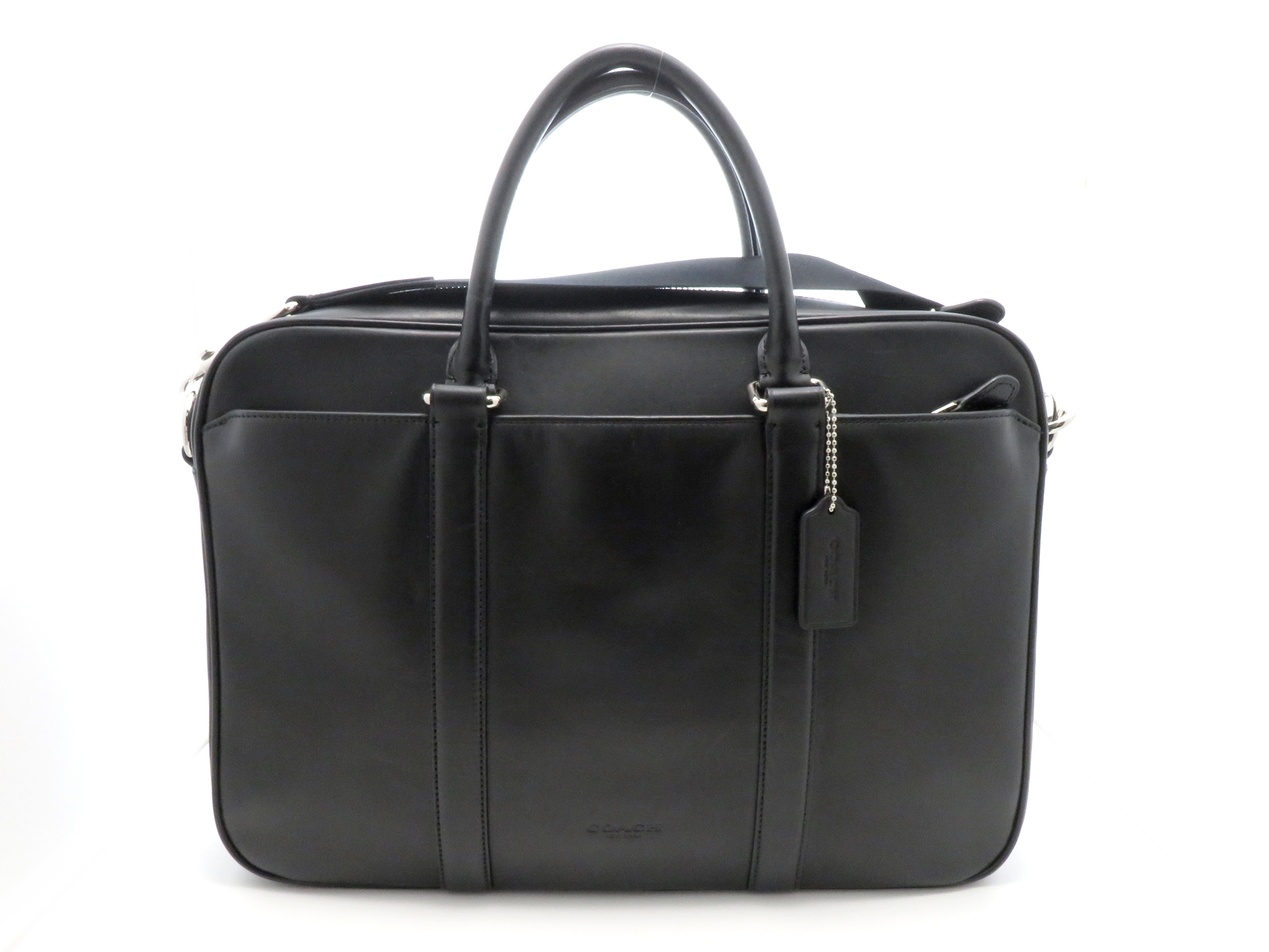 COACH コーチ バッグ ビジネスバッグ ブラック レザー 【205