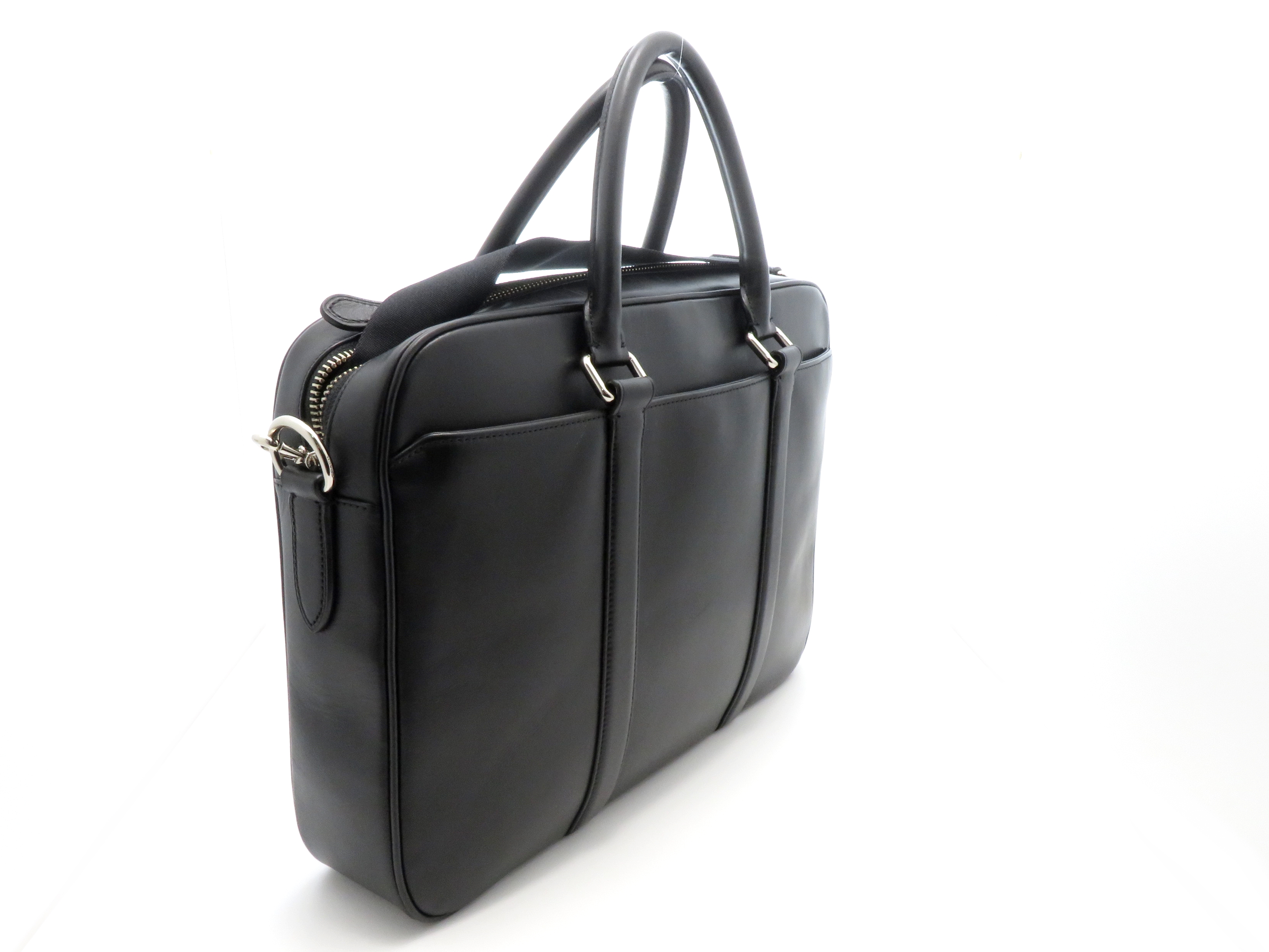 COACH 黒 ビジネスバッグ COACH コーチ バッグ ビジネスバッグ ブラック レザー 【205