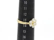 JEWELRY ノンブランド ジュエリー 指輪 リング K18 イエローゴールド ダイヤモンド 13.5号 3.8g【473】