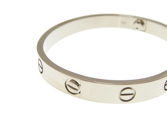 Cartier カルティエ ラブブレス WG 16号 B6035400 ブレスレット【431】