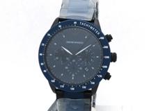 EMPORIO ARMANI　エンポリオアルマーニ　AR80027　クロノグラフ　クォーツ　SS　【205】