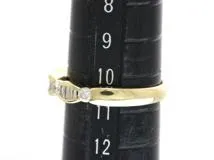 JEWELRY ノンブランド ジュエリー 指輪 リング K18 イエローゴールド ダイヤモンド 10.5号 3.8g【473】