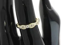 JEWELRY ノンブランド ジュエリー 指輪 リング K18 イエローゴールド ダイヤモンド 10.5号 3.8g【473】