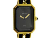 CHANEL　シャネル　時計　プルミエールＬ　Ｈ0001　ＧＰ/革　クォーツ　2148103879753　【437】