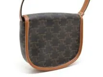 CELINE　セリーヌ　ショルダーバッグ　ミニブザス　タン　ＰＶＣ／カーフ　196702BZJ.04LU　2148103843396　【中古】【大黒屋】【200】