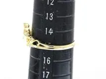 JEWELRY ノンブランド ジュエリー 指輪 リング K18 イエローゴールド ダイヤモンド 15号 3.4g【473】