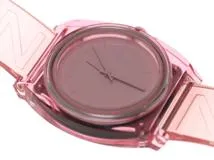 NIXON ニクソン 腕時計 TIME TELLER P A1193146 ステンレス/シリコーン ピンク文字盤 クオーツ【472】SJ