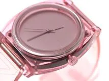 NIXON ニクソン 腕時計 TIME TELLER P A1193146 ステンレス/シリコーン ピンク文字盤 クオーツ【472】SJ
