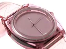 NIXON ニクソン 腕時計 TIME TELLER P A1193146 ステンレス/シリコーン ピンク文字盤 クオーツ【471】SJ