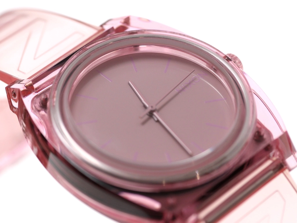 NIXON ニクソン 腕時計 TIME TELLER P A1193146 ステンレス/シリコーン ピンク文字盤 クオーツ【471】SJ
