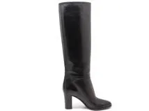 CELINE セリーヌ 靴 ロングブーツ レディース36 （約23cm）ブラック レザー (2147100555769) 【200】