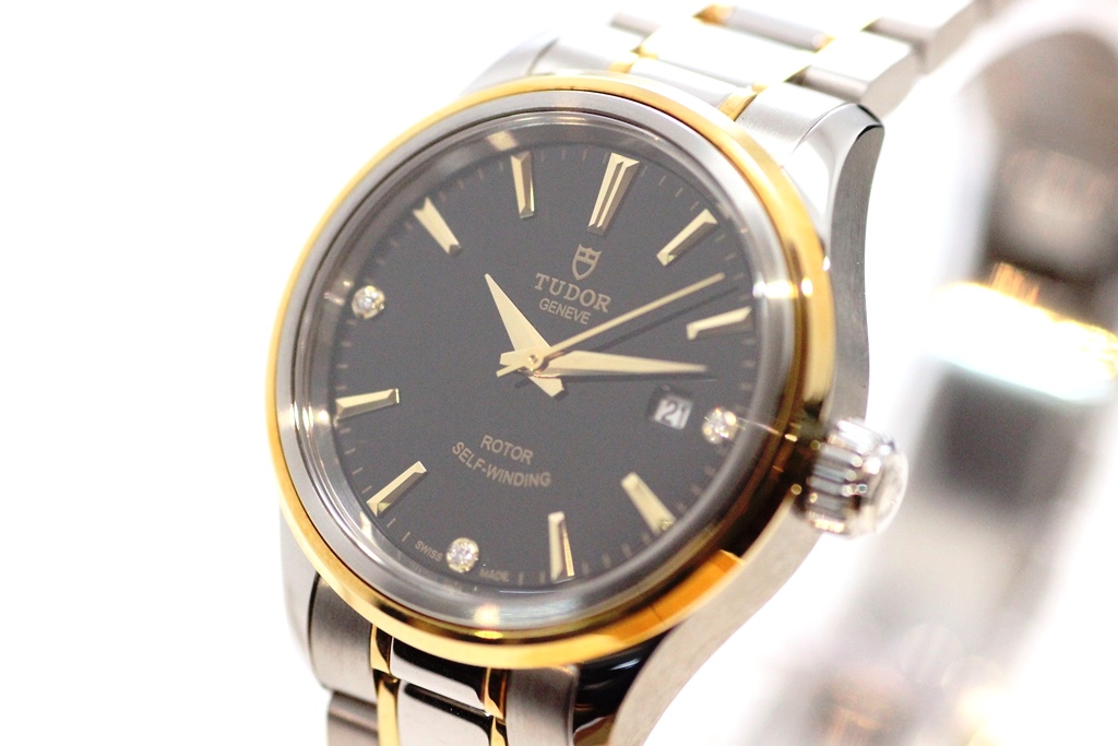 高価値セリー 並行未記入 TUDOR GP/SS【472】HK 12103 ブラック文字盤