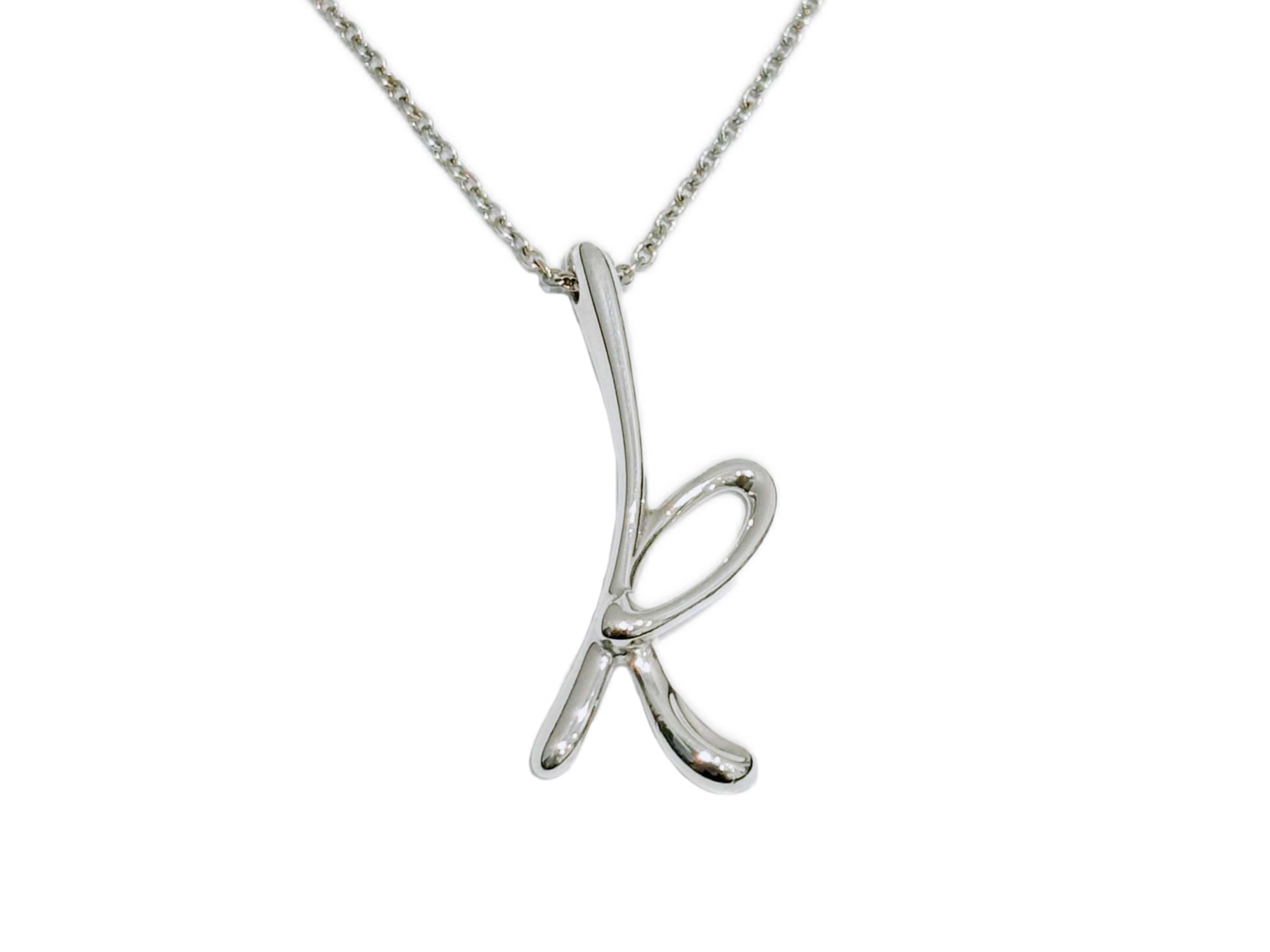 TIFFANY＆CO ティファニー レターイニシャルK NC ネックレス SV