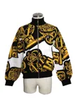 LOUIS VUITTON ルイヴィトン 衣類 ジップアップジャケット メンズM ブラック/イエロー RW212B IS8 FLKC97