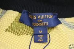 LOUIS VUITTON ルイヴィトン 衣類 ジップアップジャケット メンズM ブラック/イエロー RW212B IS8 FLKC97