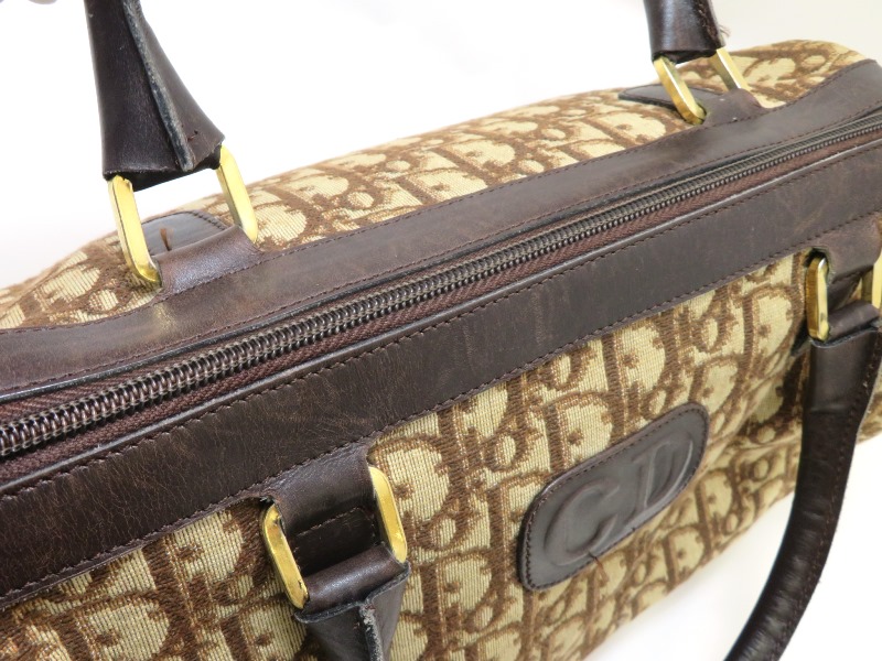 タイセイ Dior トロッター　ハンド　ボストンバッグ　ブラウン 楽天市場】【中古】クリスチャンディオール トロッター ボストンバッグ