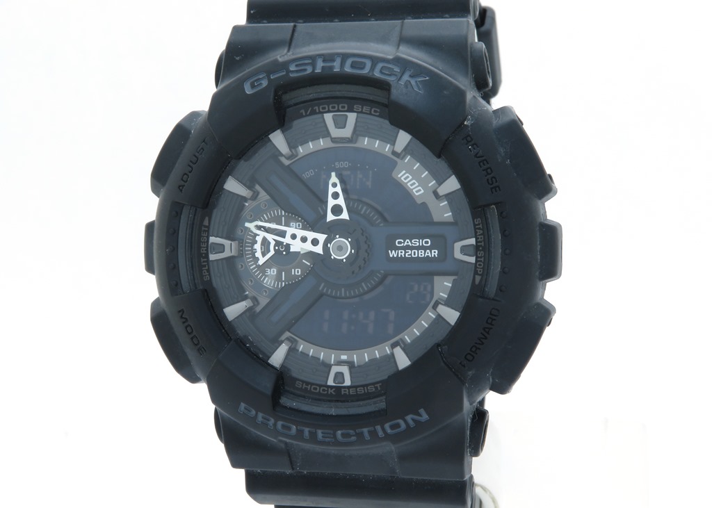 CASIO カシオ G-SHOCK GA-110-1BJF デジアナ ブラック【205