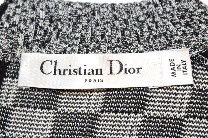 Christian Dior ディオール チェックフラッグ柄ワンピース