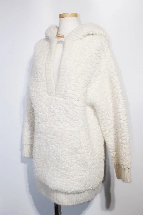 CELINE セリーヌ 衣類 ニット レディースXS ホワイト アルパカ ウール 