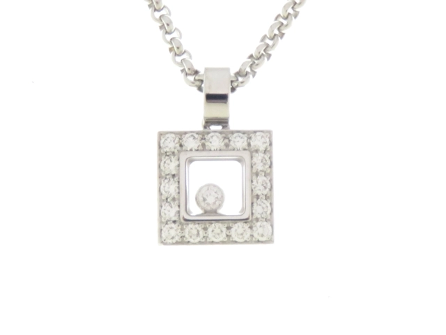 Chopard ハッピーダイヤモンド 79/3035-20 ネックレス K18WG レディースK18WGサイズ