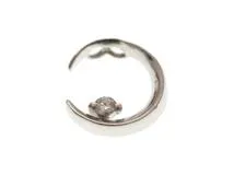 STAR JEWELRY スタージュエリ― ペンダントトップ K18 ホワイトゴールド ダイヤモンド 0.4g【473】