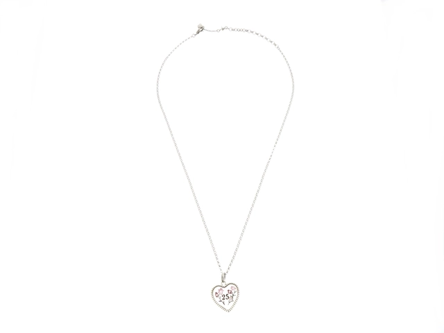 GUCCI　グッチ　ネックレス　BOSCO&ORSOハートタグ　SV/色石/14.2g　1406198　2148103907050【437】