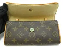 LOUIS VUITTON ルイ・ヴィトン ポシェット・ツインPM モノグラム M51854【430】2148103799921
