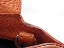 Salvatore Ferragamo サルヴァトーレ フェラガモ ソフィア ガンチーニ 2WAY ハンドバッグ ショルダーバッグ オレンジ レザー【473】