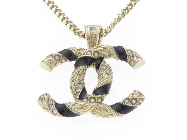 CHANEL シャネル アクセサリー ネックレス ココマークネックレス メタル フェイクパール ラインストーン AB5766 B04976  NB328【430】2141300275045 の購入なら「質」の大黒屋（公式）