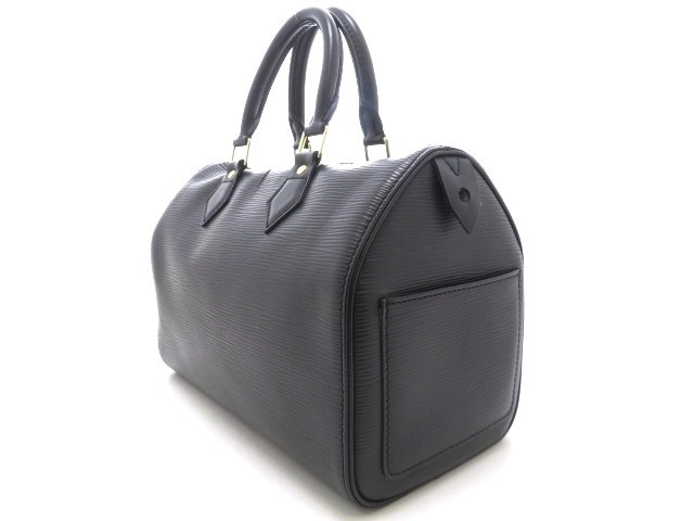 LOUIS VUITTON ルイヴィトン スピーディ25 ハンドバッグ ミニボストンバッグ エピ ノワール M43012【473】