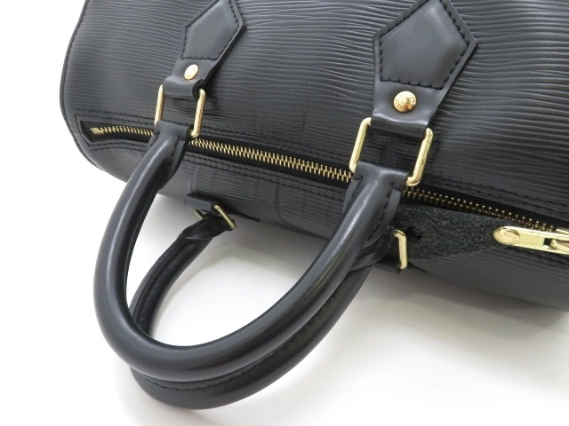 LOUIS VUITTON ルイヴィトン スピーディ25 ハンドバッグ ミニボストンバッグ エピ ノワール M43012【473】