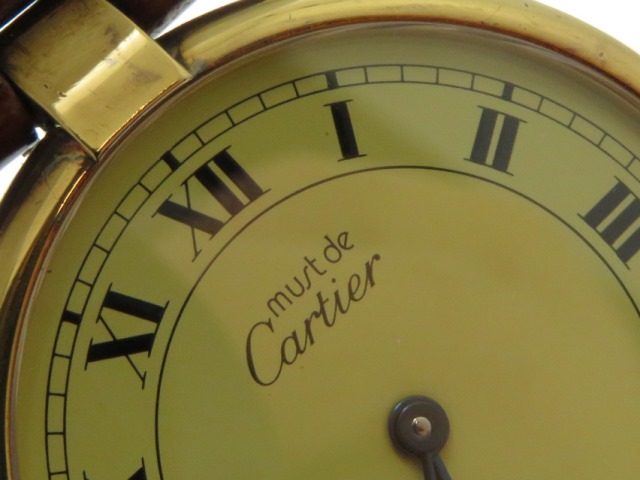 Cartier　カルティエ　時計　マストヴェルメイユ　590003　レディース　シルバー　SV　クリーム　クオーツ　2141100468203　【430】 image number 8