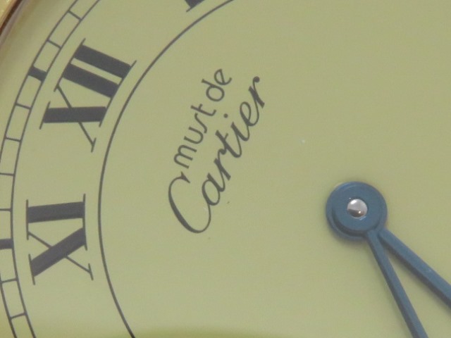 Cartier　カルティエ　時計　マストヴェルメイユ　590003　レディース　シルバー　SV　クリーム　クオーツ　2141100468203　【430】 image number 9