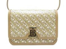 BURBERRY バーバリー ショルダーバッグ ベージュ カーフ 【430】2143200613798