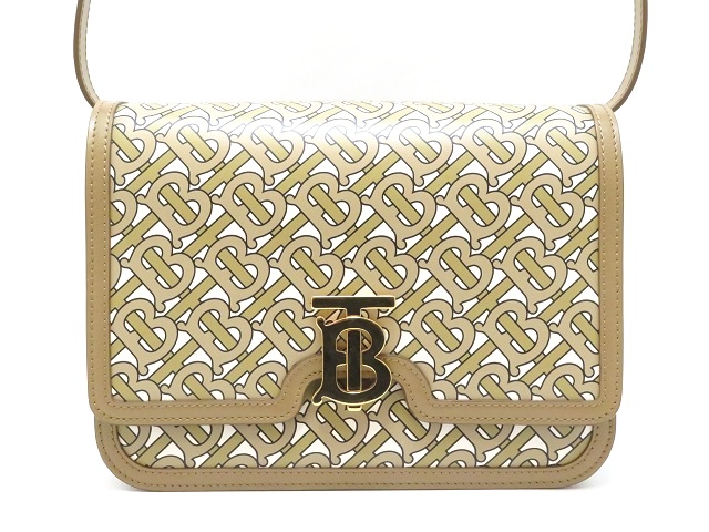 BURBERRY バーバリー ショルダーバッグ ベージュ カーフ 【430