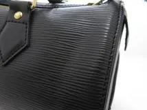 LOUIS VUITTON ルイヴィトン スピーディ25 ハンドバッグ ミニボストンバッグ エピ ノワール M43012【473】