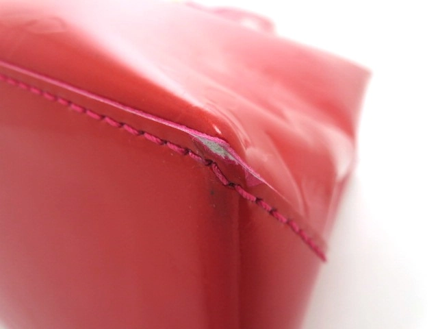 LOUIS VUITTON ルイヴィトン ハンドバッグ ウィルシャーPM ローズポップ ヴェルニ M93643【473】