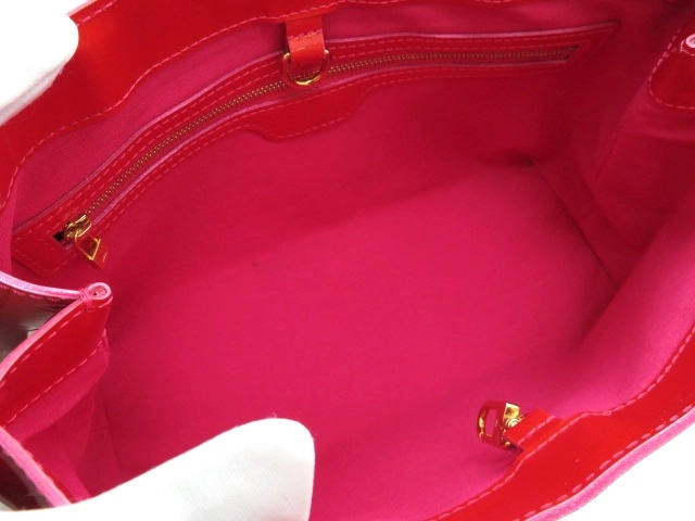 LOUIS VUITTON ルイヴィトン ハンドバッグ ウィルシャーPM ローズポップ ヴェルニ M93643【473】