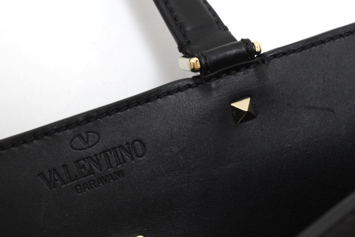 VALENTINO ヴァレンティノ フローラル ジョイロック 2WAYバッグ ラージ BL-NA54PCR0 ブラック/マルチカラー レザー  【460】2120500206264