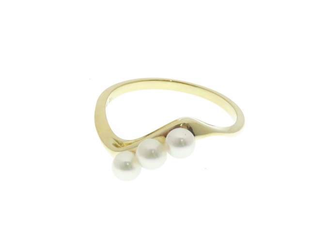 MIKIMOTO ミキモト K18パールリング #11.5 2.3g 2144000200300 【437