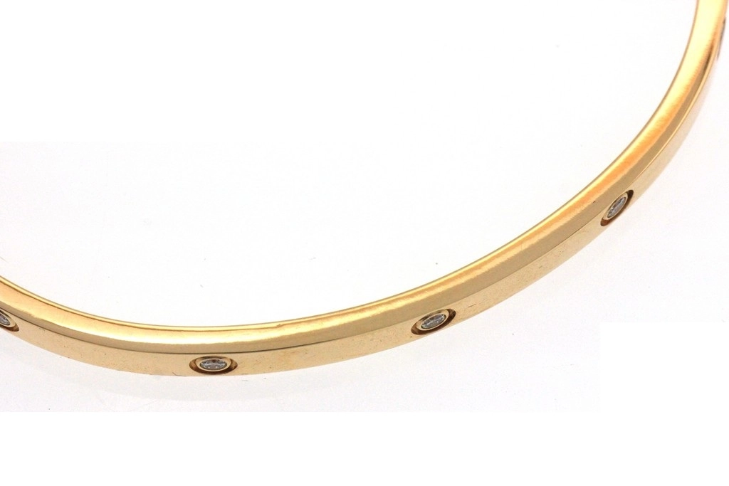 Cartier カルティエ ラブ ブレスレット スモールモデル 16号 B6047916 K18ピンクゴールド 10Pダイヤモンド計0.21ct 旧型番【472】SJ