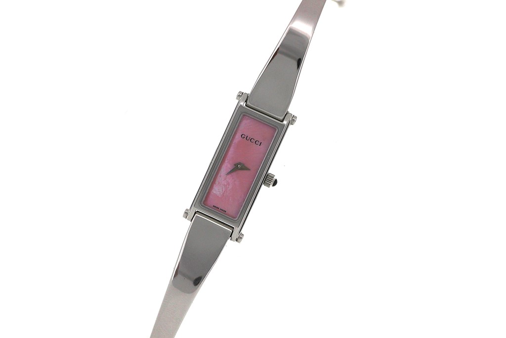 グッチ GUCCI バングル YA015554 ピンク文字盤 新品 腕時計 レディース