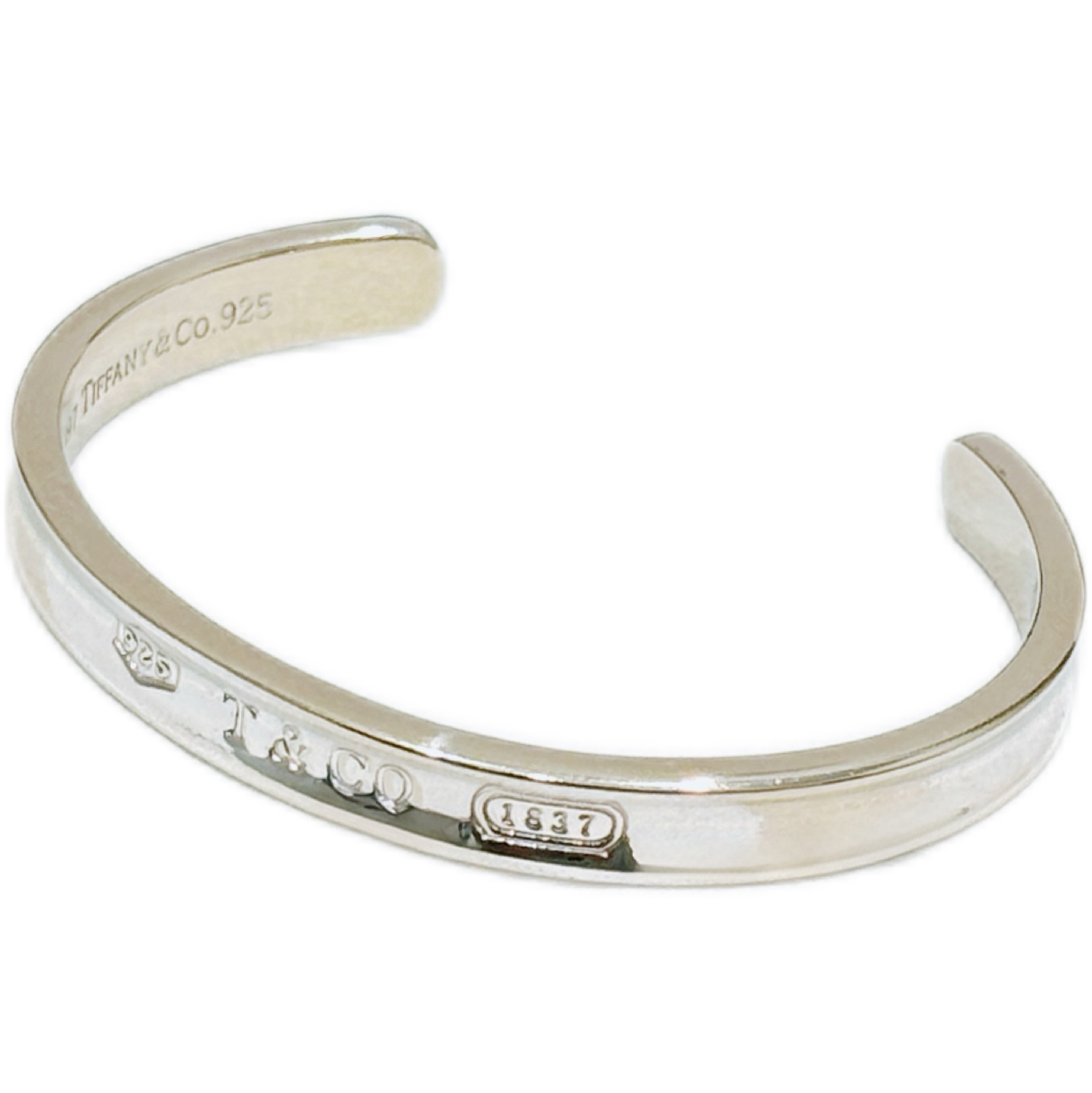 【70％OFF】 ティファニー TIFFANY＆CO 1837カフ 約 SV シルバー バングル アクセサリー