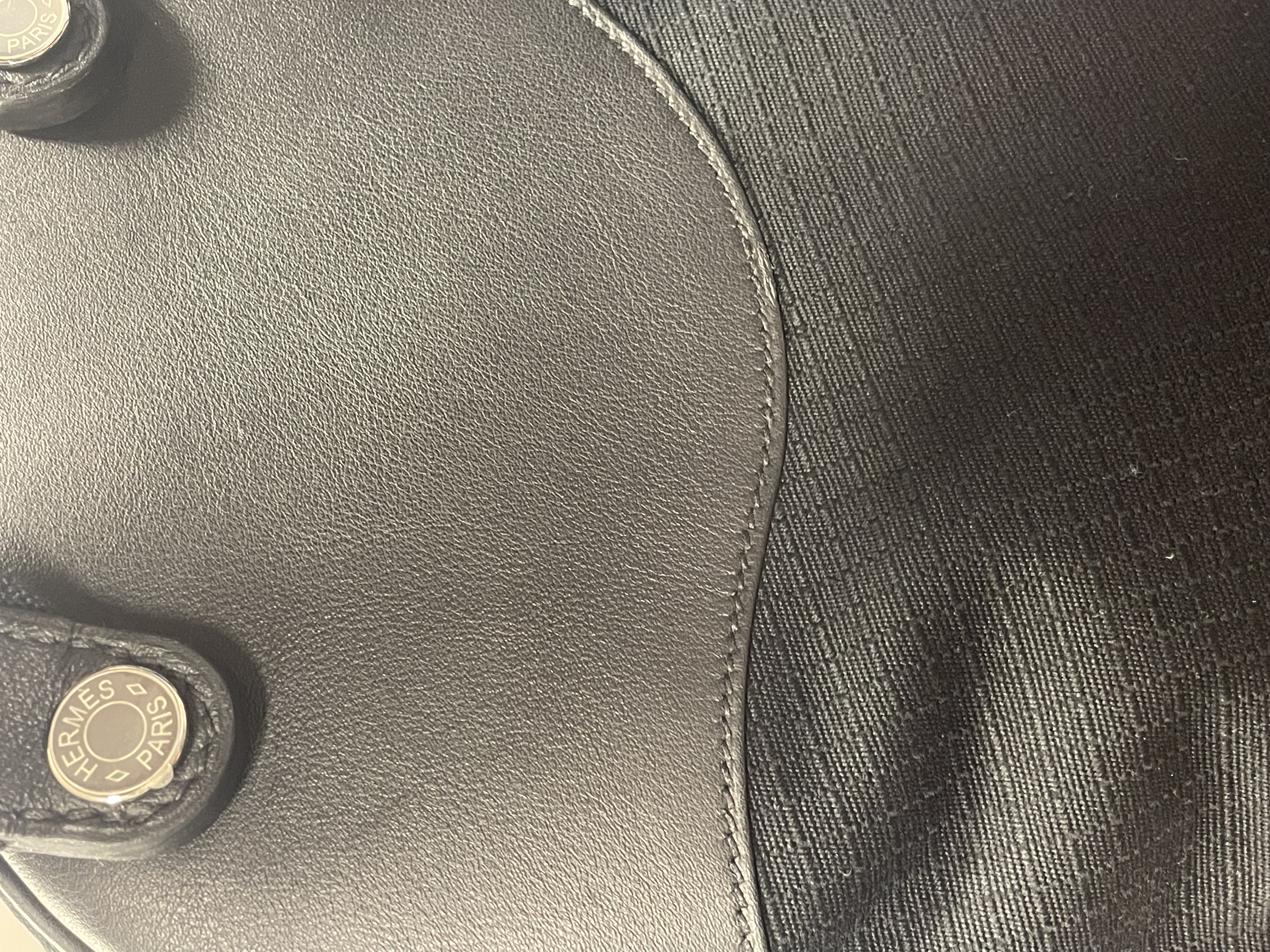 HERMES エルメス バックパック エルメス・オールバック ブラック